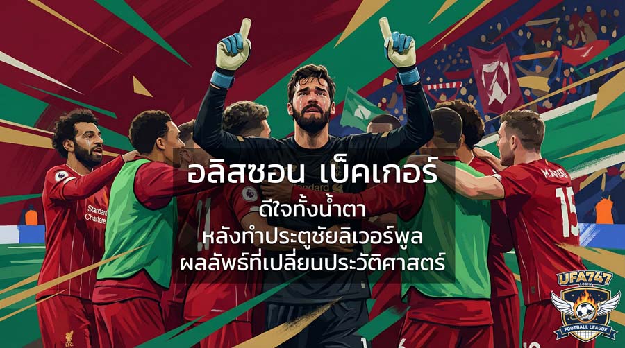 อลิสซอน เบ็คเกอร์ ดีใจทั้งน้ำตาหลังทำประตูชัยประวัติศาสตร์ให้ลิเวอร์พูล
